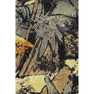 Galea Silk Tie Made in Italy Tropical Palm Leaf Foliage Sage Olive Tan